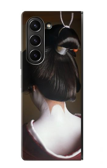 S1337 Japon Geisha Etui Coque Housse pour Samsung Galaxy Z Fold 5