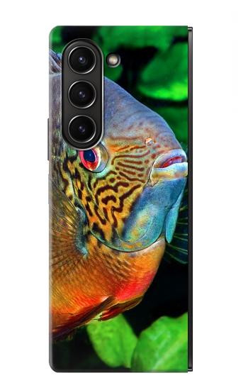 S1812 cichlidés poisson Etui Coque Housse pour Samsung Galaxy Z Fold 5