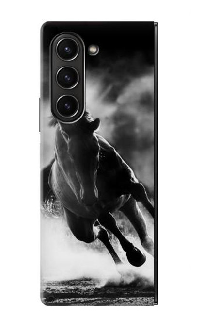 S1860 Cheval courant Etui Coque Housse pour Samsung Galaxy Z Fold 5