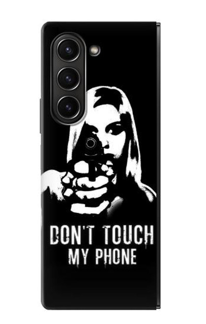 S2518 Ne touche pas mon téléphone Etui Coque Housse pour Samsung Galaxy Z Fold 5