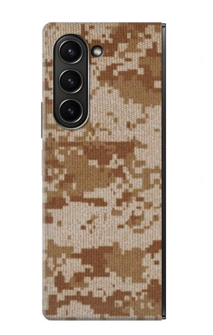 S2939 Camo camouflage numérique Désert Etui Coque Housse pour Samsung Galaxy Z Fold 5