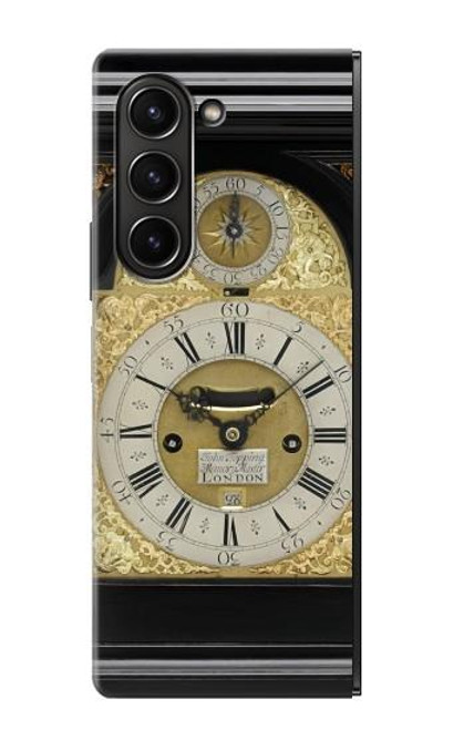 S3144 Support Antique Horloge Etui Coque Housse pour Samsung Galaxy Z Fold 5