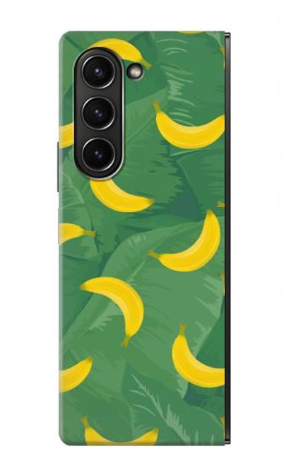 S3286 Motif banane Etui Coque Housse pour Samsung Galaxy Z Fold 5