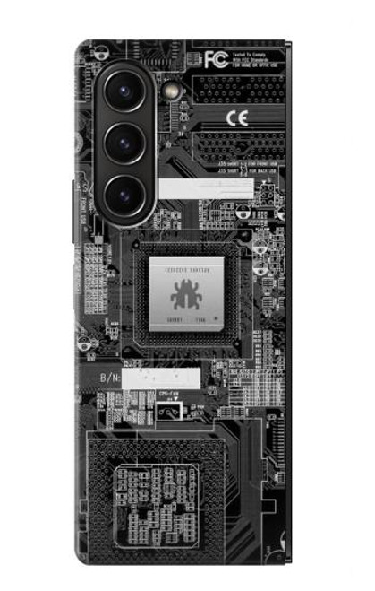 S3434 Punaise Circuit Board graphique Etui Coque Housse pour Samsung Galaxy Z Fold 5