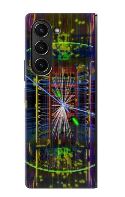 S3545 Collision de particules Quantiques Etui Coque Housse pour Samsung Galaxy Z Fold 5
