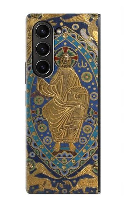 S3620 Livre Couverture Majesty Christ Etui Coque Housse pour Samsung Galaxy Z Fold 5