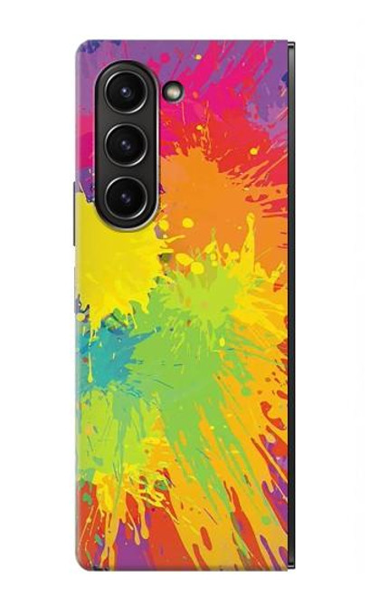 S3675 Tâche de couleur Etui Coque Housse pour Samsung Galaxy Z Fold 5