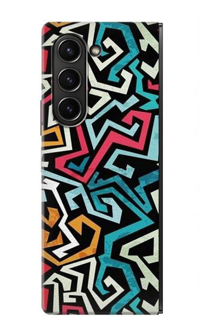 S3712 Motif Pop Art Etui Coque Housse pour Samsung Galaxy Z Fold 5