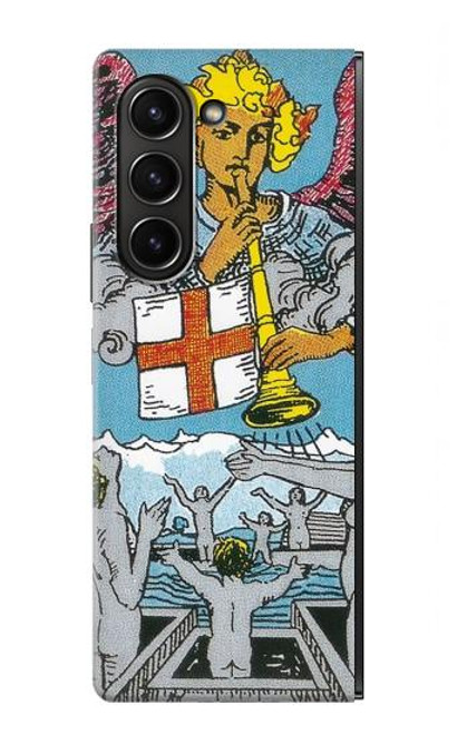 S3743 Carte de tarot le jugement Etui Coque Housse pour Samsung Galaxy Z Fold 5