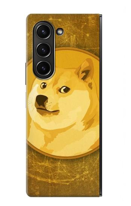 S3826 Dogecoin Shiba Etui Coque Housse pour Samsung Galaxy Z Fold 5