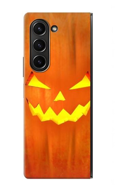 S3828 Citrouille d'Halloween Etui Coque Housse pour Samsung Galaxy Z Fold 5