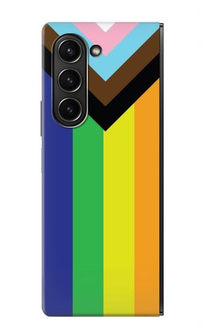 S3846 Drapeau de fierté LGBT Etui Coque Housse pour Samsung Galaxy Z Fold 5