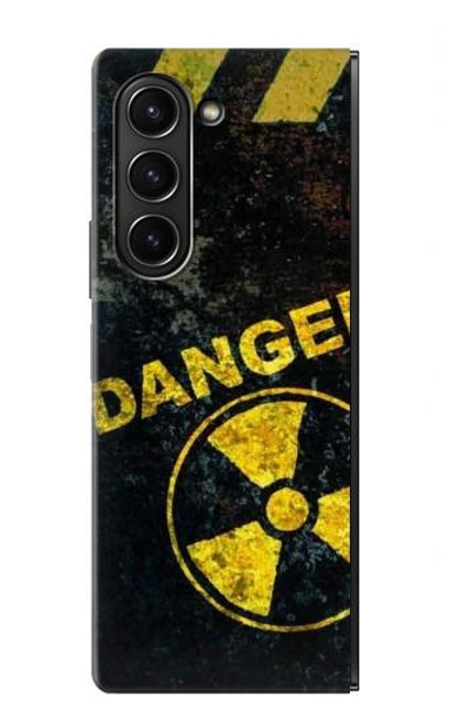 S3891 Risque nucléaire Danger Etui Coque Housse pour Samsung Galaxy Z Fold 5