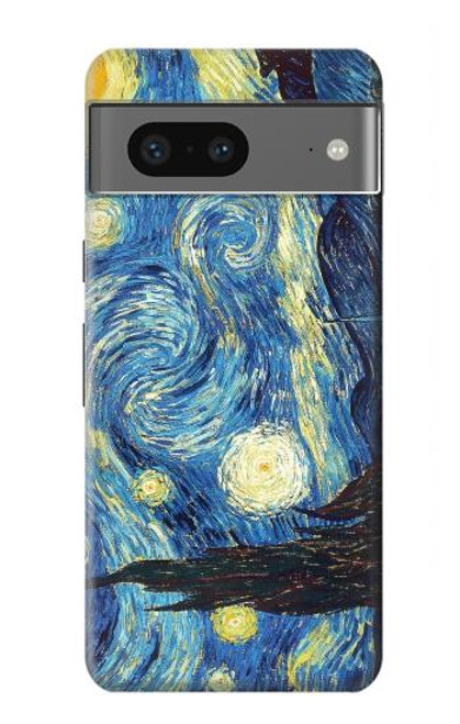 S0213 Van Gogh Starry Nights Etui Coque Housse pour Google Pixel 7a