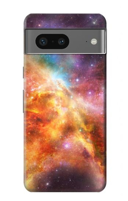 S1963 Nébuleuse Arc en ciel espace Etui Coque Housse pour Google Pixel 7a