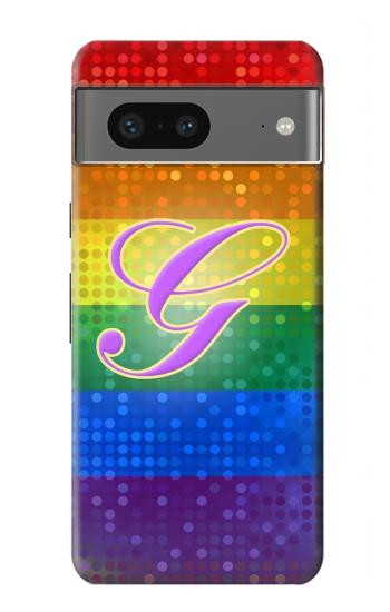 S2899 Arc en ciel LGBT Gay Pride Drapeau Etui Coque Housse pour Google Pixel 7a