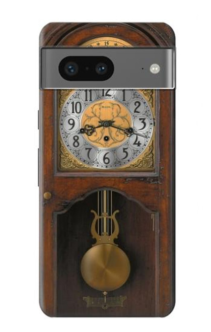 S3173 Grand-père Horloge Antique Horloge murale Etui Coque Housse pour Google Pixel 7a
