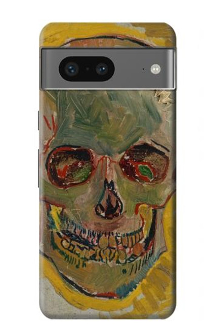 S3359 Vincent Van Gogh Crâne Etui Coque Housse pour Google Pixel 7a