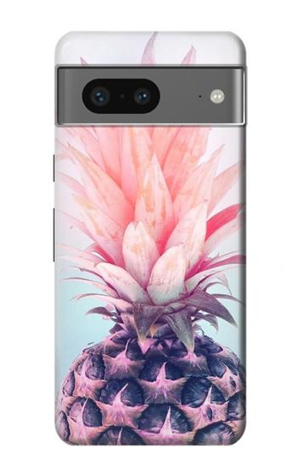 S3711 Ananas rose Etui Coque Housse pour Google Pixel 7a