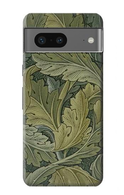 S3790 William Morris Acanthus Leaves Etui Coque Housse pour Google Pixel 7a