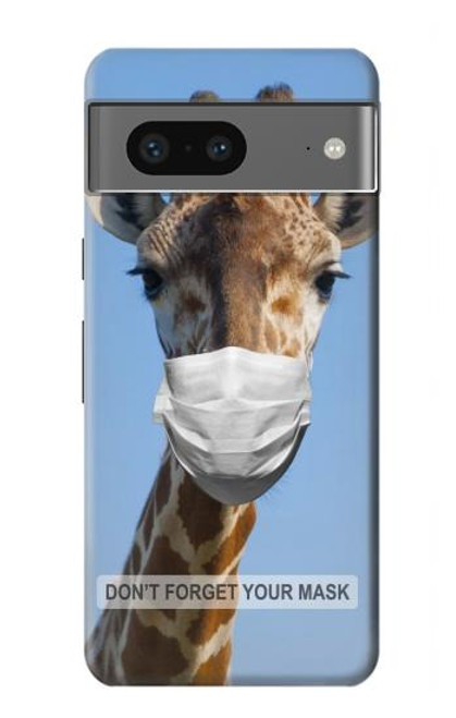 S3806 Drôle de girafe Etui Coque Housse pour Google Pixel 7a