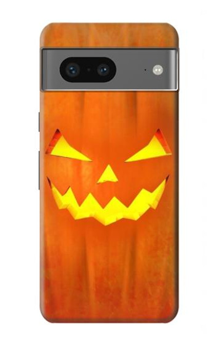 S3828 Citrouille d'Halloween Etui Coque Housse pour Google Pixel 7a
