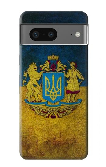 S3858 Drapeau de l'Ukraine Etui Coque Housse pour Google Pixel 7a