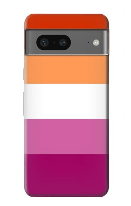 S3887 Drapeau de la fierté lesbienne Etui Coque Housse pour Google Pixel 7a