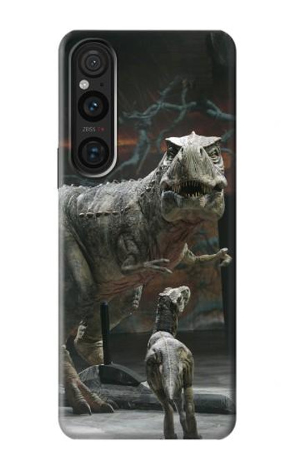 S1288 Dinosaur T Rex Etui Coque Housse pour Sony Xperia 1 V