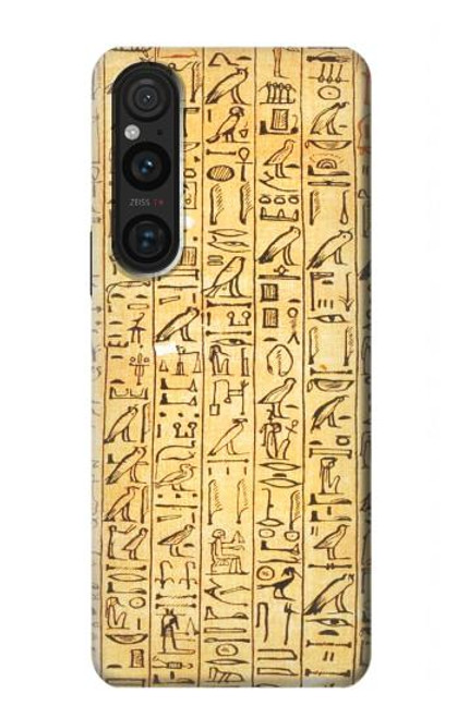 S1625 Textes des Sarcophages égyptiens Etui Coque Housse pour Sony Xperia 1 V