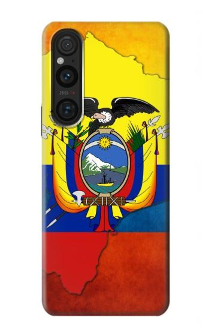 S3020 Equateur Drapeau Etui Coque Housse pour Sony Xperia 1 V