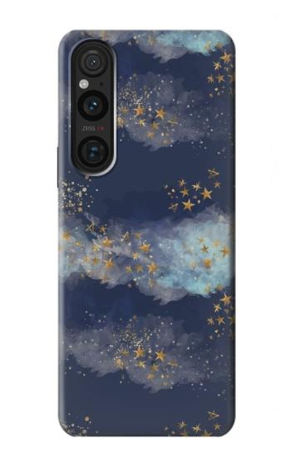 S3364 Ou Ciel Étoile Etui Coque Housse pour Sony Xperia 1 V