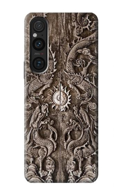 S3395 dragon Porte Etui Coque Housse pour Sony Xperia 1 V