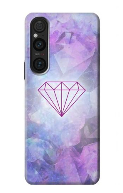 S3455 diamant Etui Coque Housse pour Sony Xperia 1 V