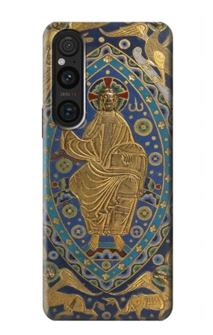 S3620 Livre Couverture Majesty Christ Etui Coque Housse pour Sony Xperia 1 V