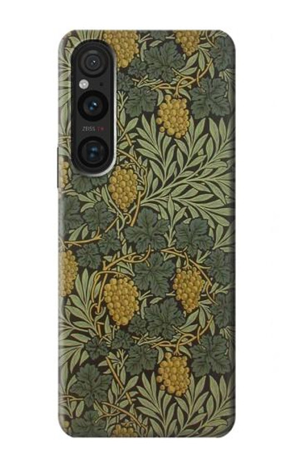 S3662 William Morris Vine Pattern Etui Coque Housse pour Sony Xperia 1 V