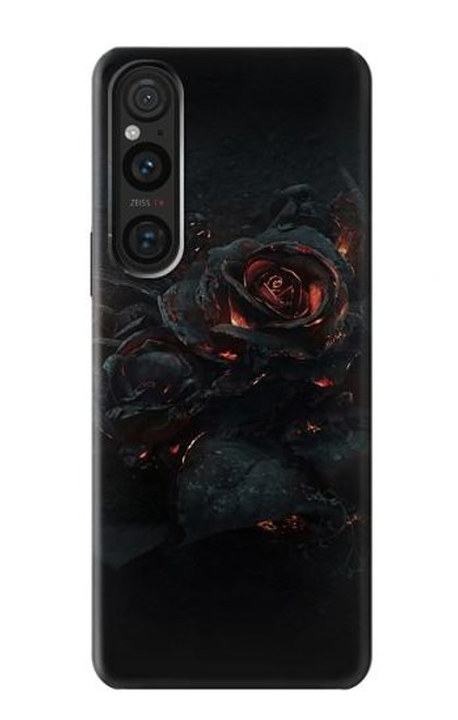 S3672 Rose brûlée Etui Coque Housse pour Sony Xperia 1 V