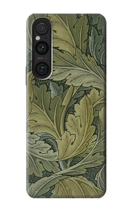 S3790 William Morris Acanthus Leaves Etui Coque Housse pour Sony Xperia 1 V