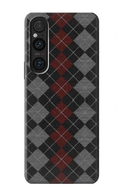 S3907 Texture de chandail Etui Coque Housse pour Sony Xperia 1 V