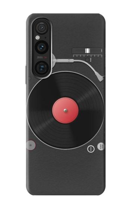 S3952 Graphique de tourne-disque vinyle tourne-disque Etui Coque Housse pour Sony Xperia 1 V