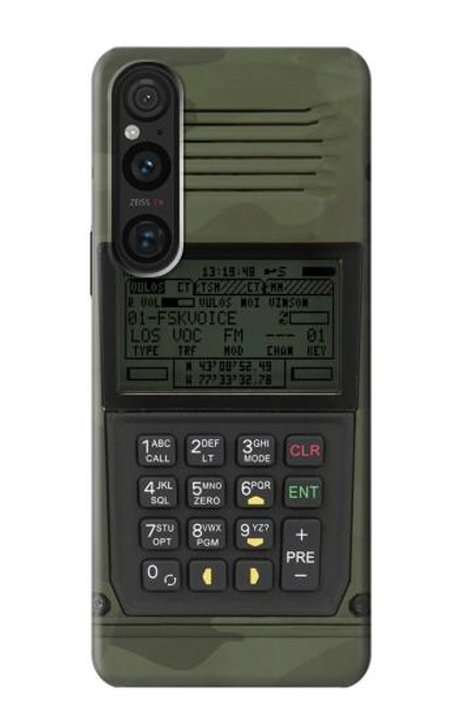 S3959 Impression graphique de la radio militaire Etui Coque Housse pour Sony Xperia 1 V