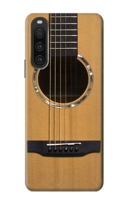 S0057 Guitare acoustique Etui Coque Housse pour Sony Xperia 10 V