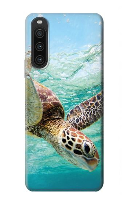 S1377 Océan tortue de mer Etui Coque Housse pour Sony Xperia 10 V