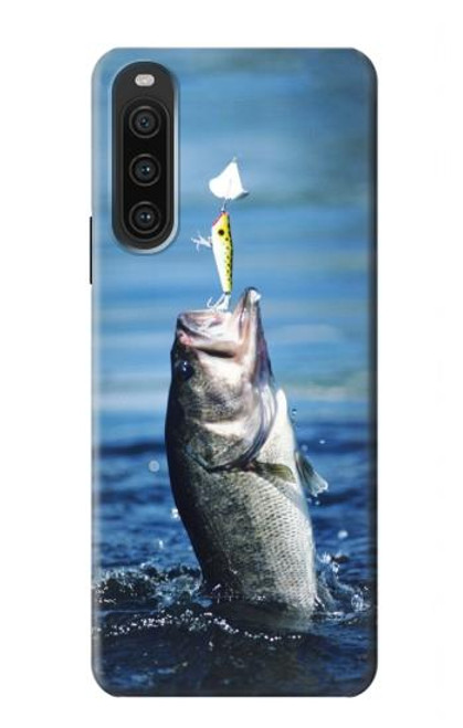 S1594 Pêche à l'achigan Etui Coque Housse pour Sony Xperia 10 V