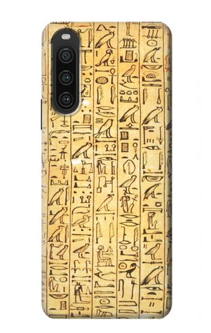 S1625 Textes des Sarcophages égyptiens Etui Coque Housse pour Sony Xperia 10 V