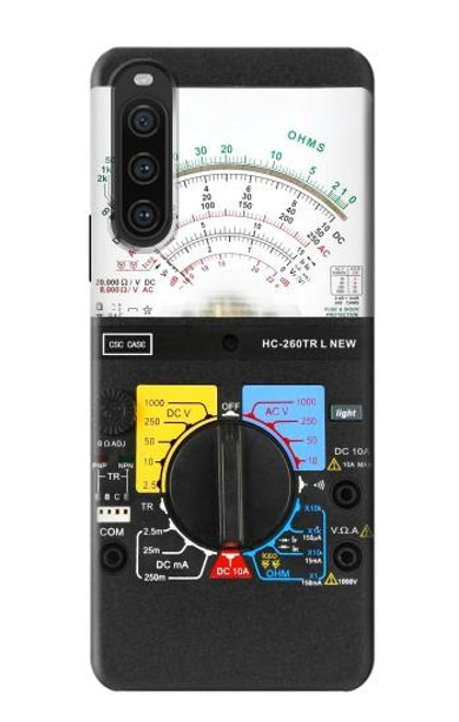 S2660 Multimètre analogique imprimé graphique Etui Coque Housse pour Sony Xperia 10 V