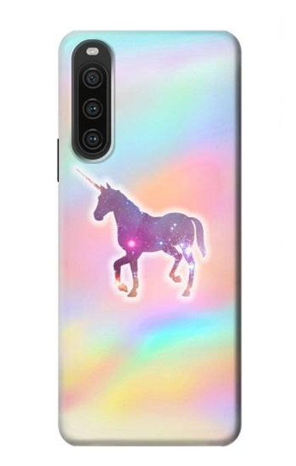 S3203 Arc en ciel Licorne Etui Coque Housse pour Sony Xperia 10 V