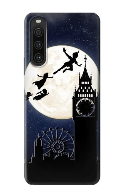 S3249 Peter Pan Pleine Lune Nuit Etui Coque Housse pour Sony Xperia 10 V