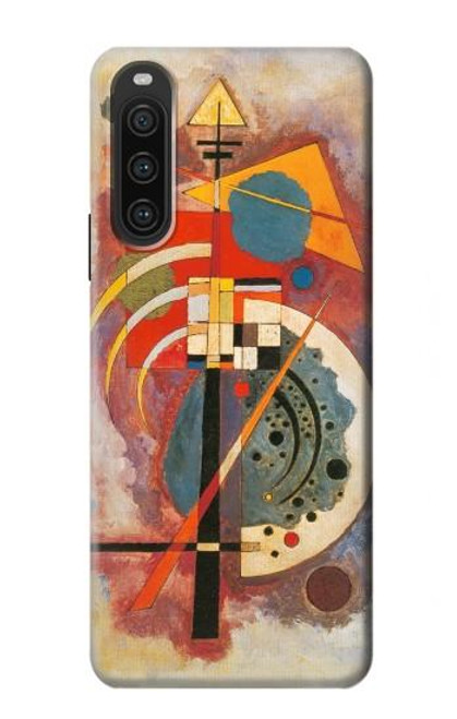 S3337 Wassily Kandinsky Hommage a Grohmann Etui Coque Housse pour Sony Xperia 10 V