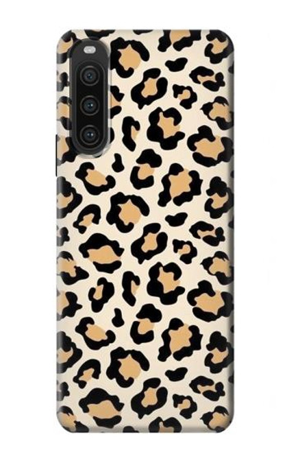 S3374 Motif mode continu Léopard Etui Coque Housse pour Sony Xperia 10 V